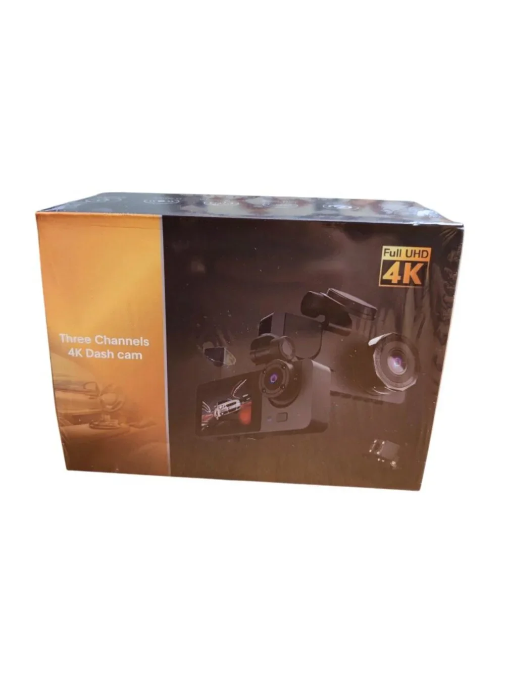 3 Channel Dash Cam 4K Front And Rear Cameras 2